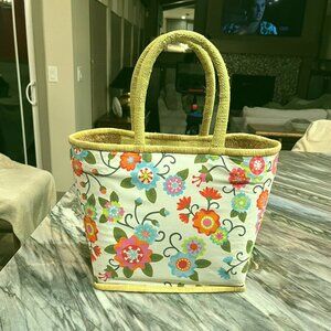 "Rice" Straw Purse - NWOT